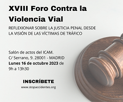  XVIII FORO CONTRA LA VIOLENCIA VIAL- CONCLUSIONES
