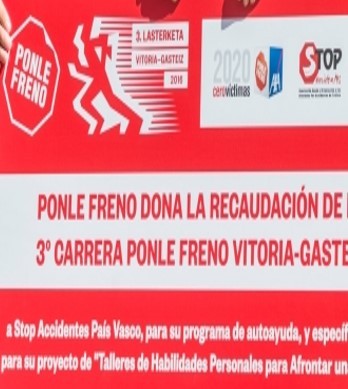 III CARRERA PONLE FRENO REALIZADA EN VITORIA-GASTEIZ DONA LA RECAUDACIÓN A STOP ACCIDENTES PAÍS VASCO