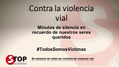 5º MINUTO DE SILENCIO EN RECUERDO DE LAS VICTIMAS DE SINIESTROS VIALES